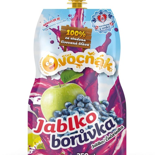 Ovocňák s.r.o. OVOCŇÁK mošt Jablko - Borůvka 250ml