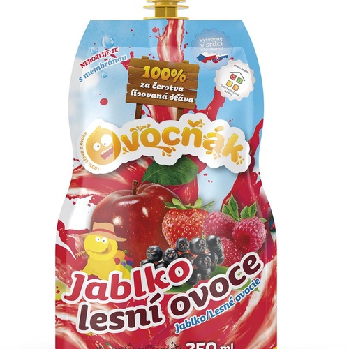 Ovocňák s.r.o. OVOCŇÁK mošt Jablko - Lesní ovoce 250ml