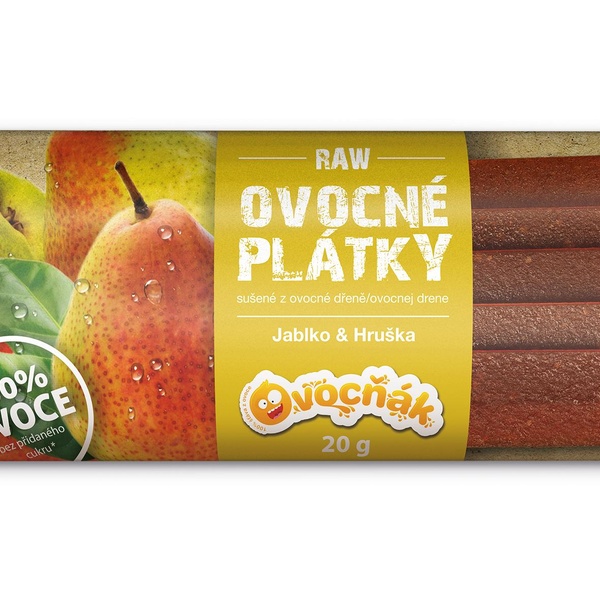 Ovocňák s.r.o. OVOCŇÁK ovocné plátky Hruška 20g - 