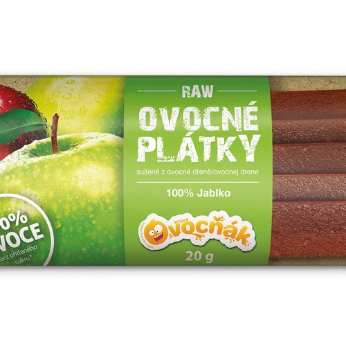 Ovocňák s.r.o. OVOCŇÁK ovocné plátky Jablko 20g