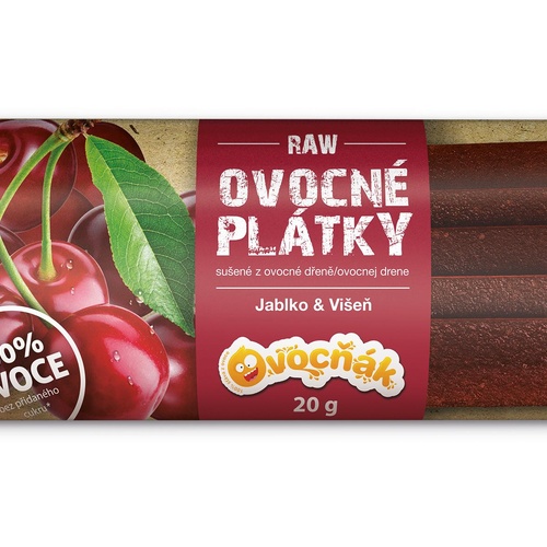Ovocňák s.r.o. OVOCŇÁK ovocné plátky Višeň 20g