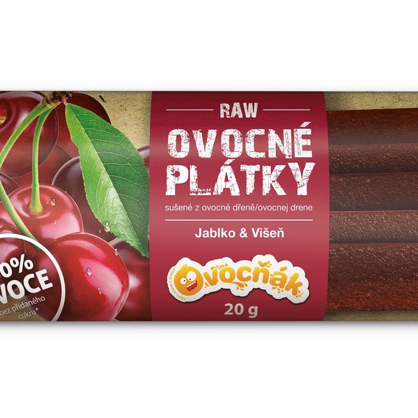Ovocňák s.r.o. OVOCŇÁK ovocné plátky Višeň 20g - 