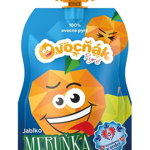 Ovocňák s.r.o. OVOCŇÁK pyré Jablko - Meruňka 120g
