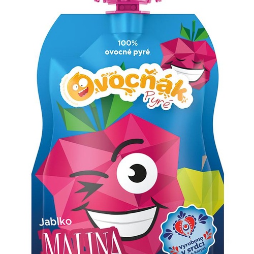 Ovocňák s.r.o. OVOCŇÁK pyré Jablko - malina 120g