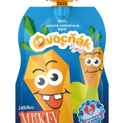 Ovocňák s.r.o. OVOCŇÁK pyré Jablko - mrkev 120g