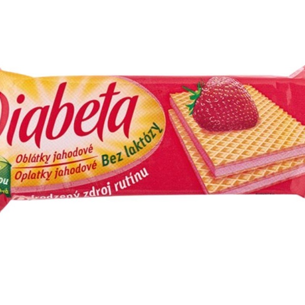 PLH Diabeta Oplatky jahodové 60 g - 