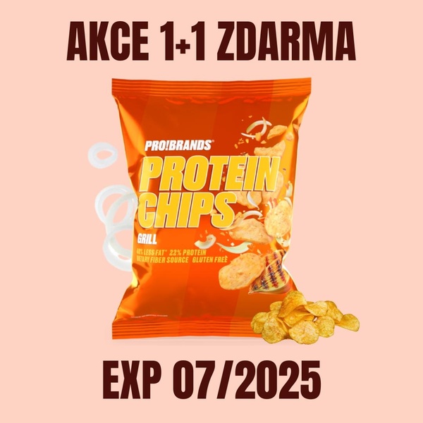 PROBRANDS ProteinPro Chips grill 50 g EXP 07/2025 1+1 ZDARMA - 