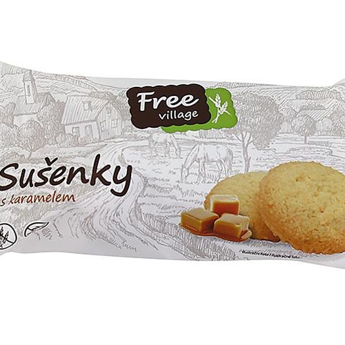 Perník s.r.o. Sušenky s karamelem 90g BEZLEPKU