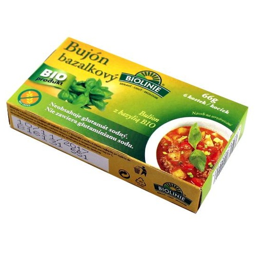 Pro Bio Biolinie Bio Bujón bazalkový kostky 6x0,5l 66 g