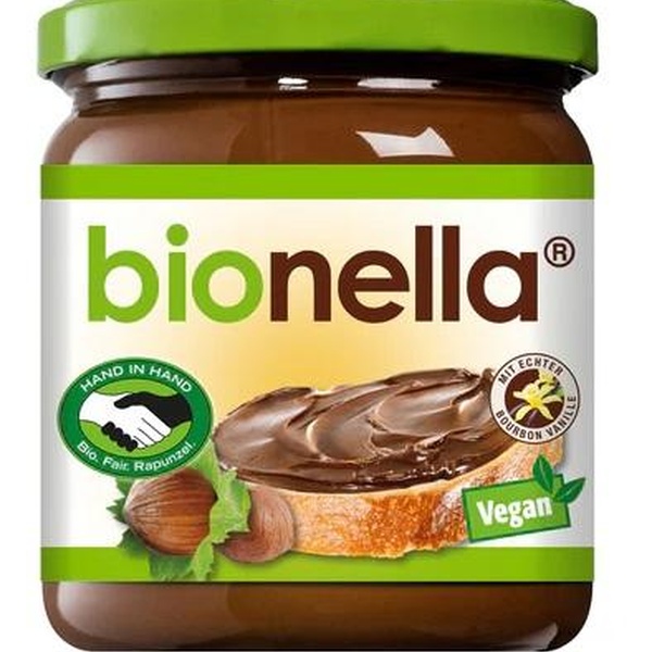 Rapunzel Pomazánka nugátová Bionella vegan BIO 400 g - 
