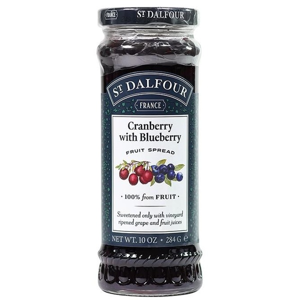 ST. DALFOUR Džem brusinka/borůvka 284 g - 
