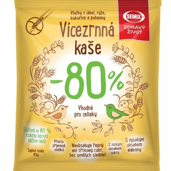 Semix Vícezrnná kaše 65g SÁČEK - 