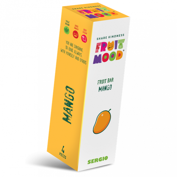 Sergio Ovocná tyčinka Fruit Mood mango 4 ks - 
