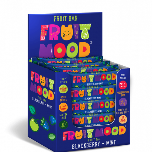 Sergio Ovocná tyčinka Fruit Mood ostružina a máta 30 ks