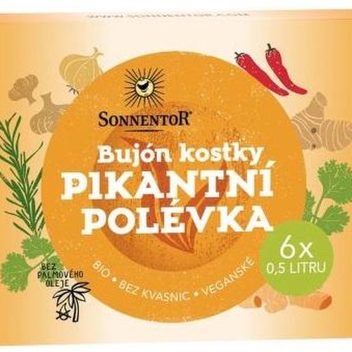 Sonnentor Bujon kostky pikantní polévka BIO 60 g