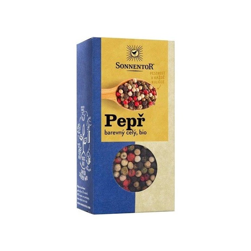 Sonnentor s.r.o. Sonnentor Pepř barevný bio, celý 50g
