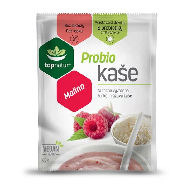 TOPNATUR Probio kaše malinová 60 g - 