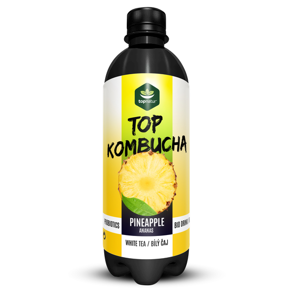 TOPNATUR TOP Kombucha Ananas čaj 500 ml - 