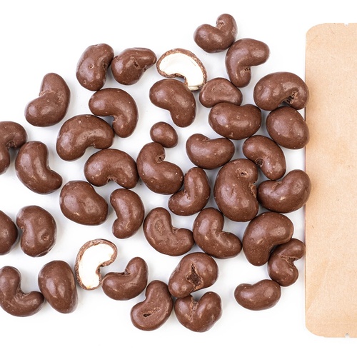 Veselá Veverka Kešu ořechy v mléčné čokoládě 1 kg