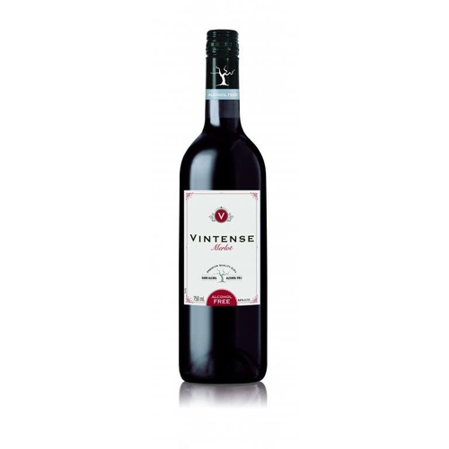 Vintense - Odrůdové nealkoholické víno červené - Merlot 750 ml