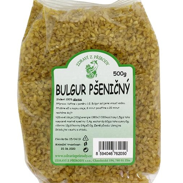 Zdraví z přírody Bulgur pšeničný 500g - 