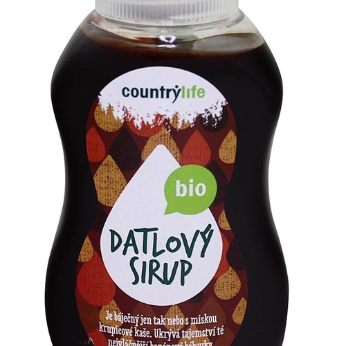 Zdraví z přírody COUNTRY LIFE Sirup datlový BIO 250ml