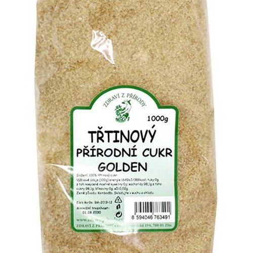 Zdraví z přírody Cukr třtinový Golden 1000g