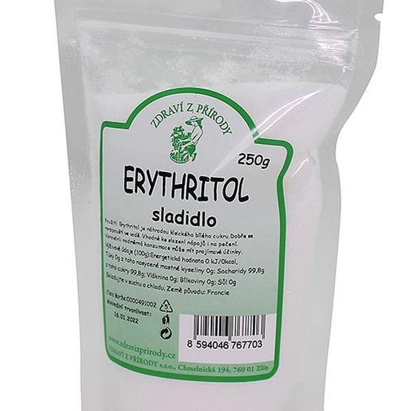 Zdraví z přírody Erythritol 250g - 