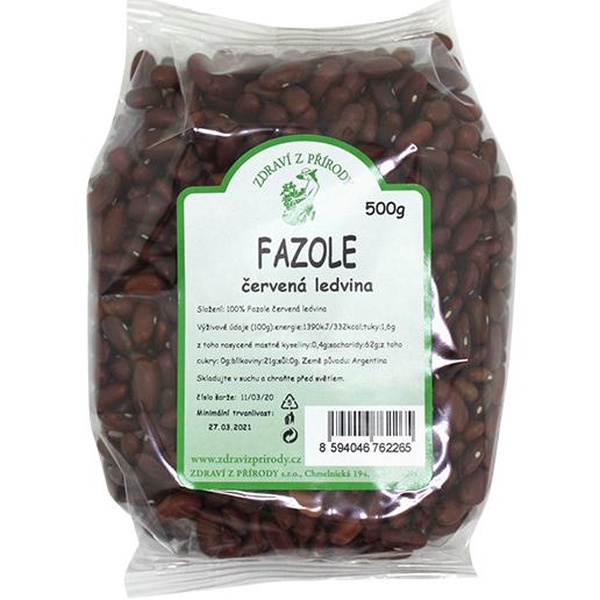Zdraví z přírody Fazole červená ledvinka 500g - 