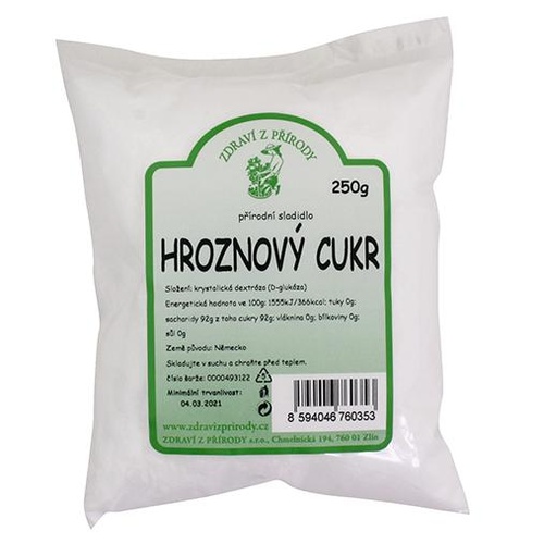Zdraví z přírody Hroznový cukr 250g