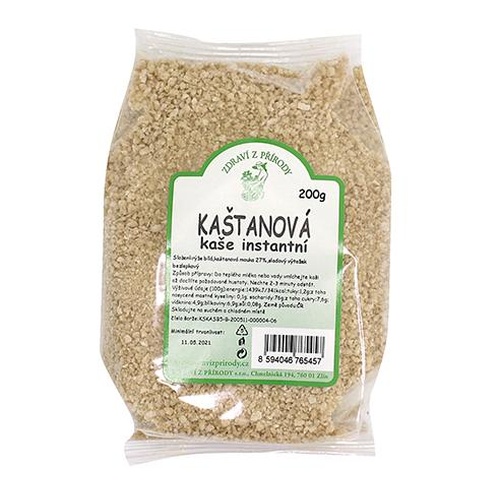 Zdraví z přírody Kaše kaštanová 200g BIO
