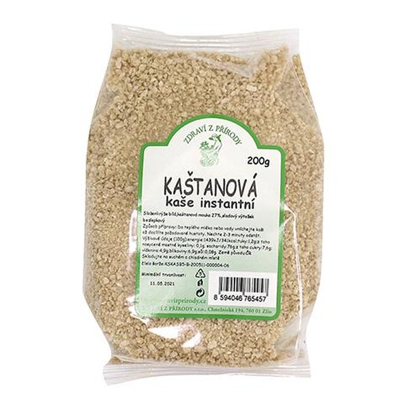 Zdraví z přírody Kaše kaštanová 200g BIO - 