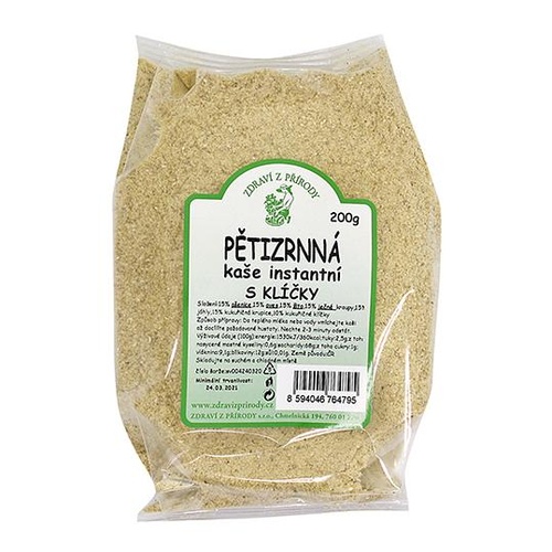 Zdraví z přírody Kaše pětizrnná inst. 200g