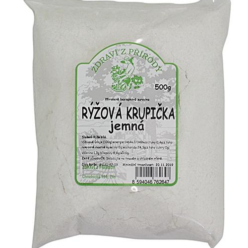 Zdraví z přírody Krupice rýžová 500g