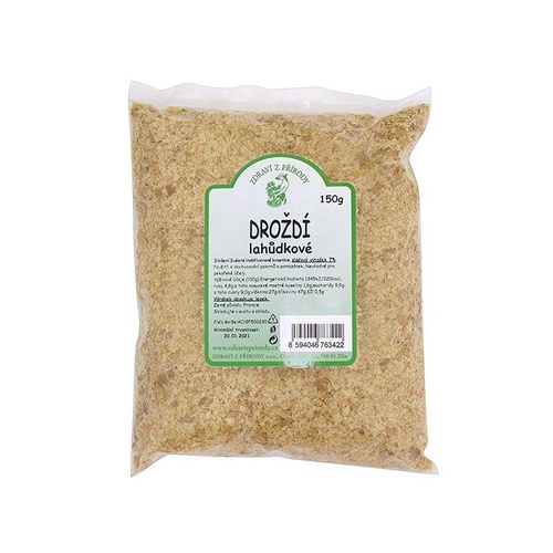 Zdraví z přírody Lahůdkové droždí NATURAL bez sladu TEBI 150g