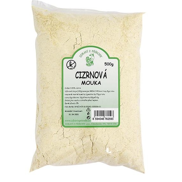 Zdraví z přírody Mouka cizrnová 500g - 