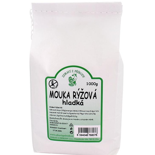 Zdraví z přírody Mouka rýžová hladká 1kg