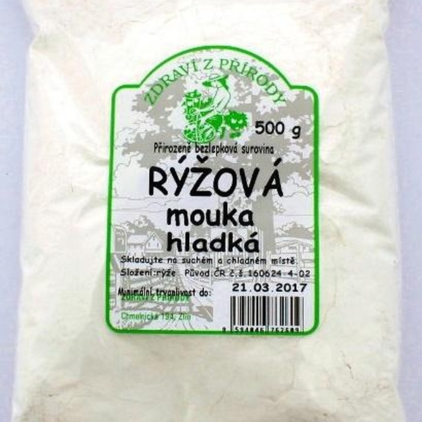 Zdraví z přírody Mouka rýžová hladká 500g - 