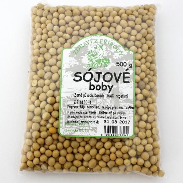 Zdraví z přírody Sojové boby 500g - 