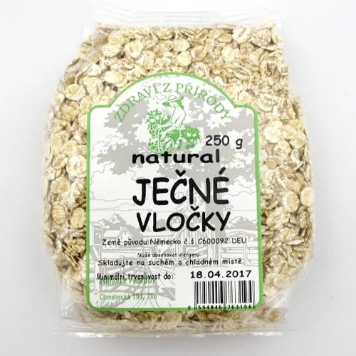 Zdraví z přírody Vločky ječné natural 250g