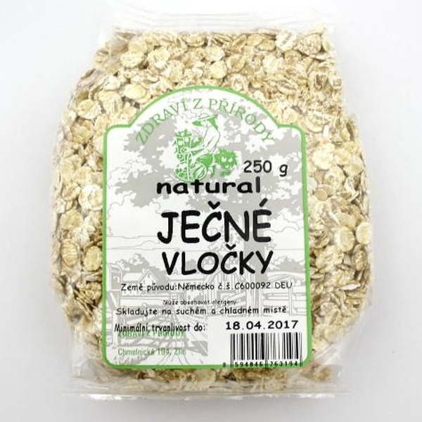 Zdraví z přírody Vločky ječné natural 250g - 