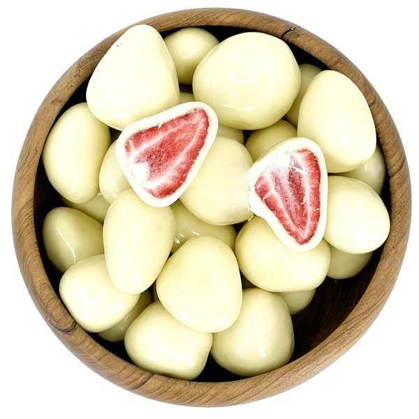 Zdravoslav Mrazem sušené jahody v bílé čokoládě 250 g - 