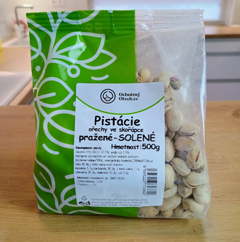 500g Pistácie pražené - solené