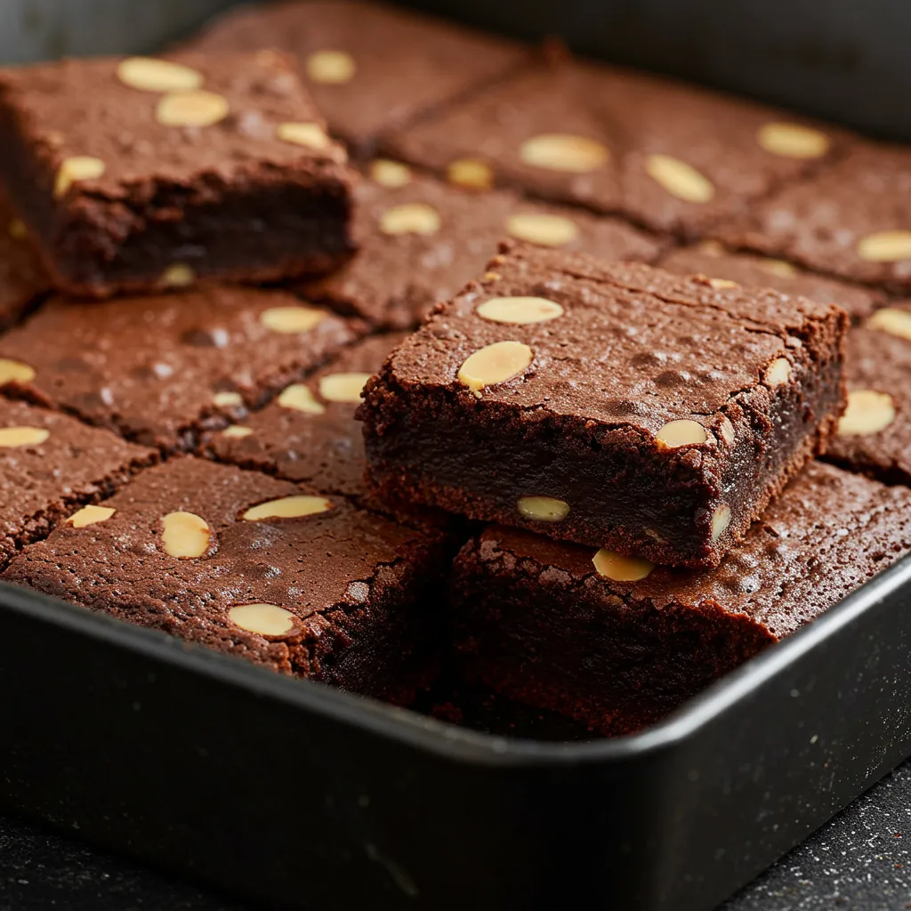 Mandlové brownies