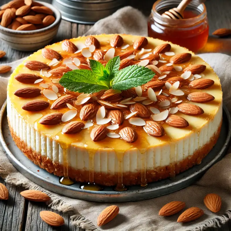 Mandlový cheesecake